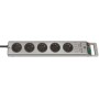 Brennenstuhl Super-Solid Line Argento 5 presa(e) AC 2,5 m (1153340115)