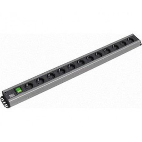 Bachmann 300.005 unità di distribuzione dell'energia (PDU) 12 presa(e) AC 2U Nero, Grigio (300.005)