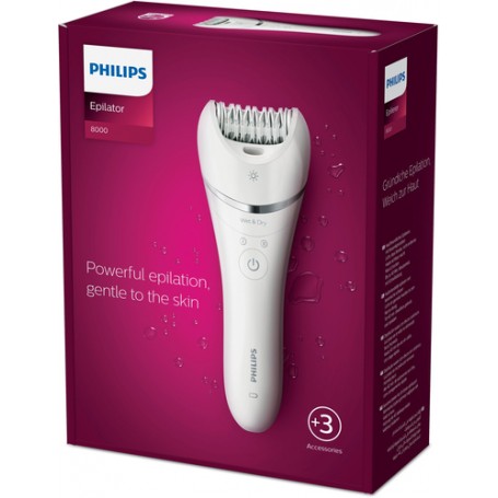 Philips Epilatore Wet & Dry per gambe e corpo (BRE700/00) (BRE700/OO)