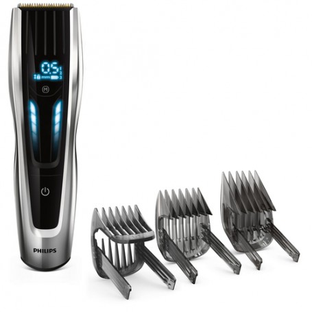 Philips HAIRCLIPPER Series 9000 Regolacapelli con pettini motorizzati e lame in titanio (HC9450/15)