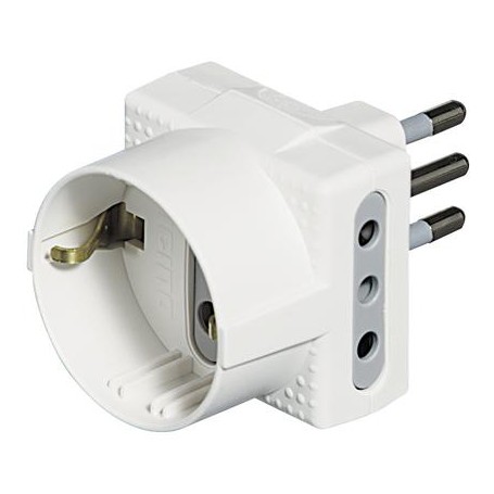 bticino S3610D adattatore per presa di corrente Bianco (S3610D)