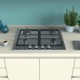 Candy Timeless CHG6BRX Acciaio inossidabile Da incasso 60 cm Gas 4 Fornello(i) (33801974)
