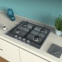 Candy Timeless CHG6BRX Acciaio inossidabile Da incasso 60 cm Gas 4 Fornello(i) (33801974)