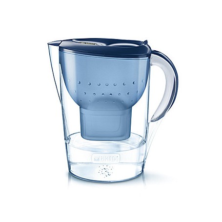 Brita Marella XL Caraffa filtrante 3,5 L Blu, Trasparente (1039171)