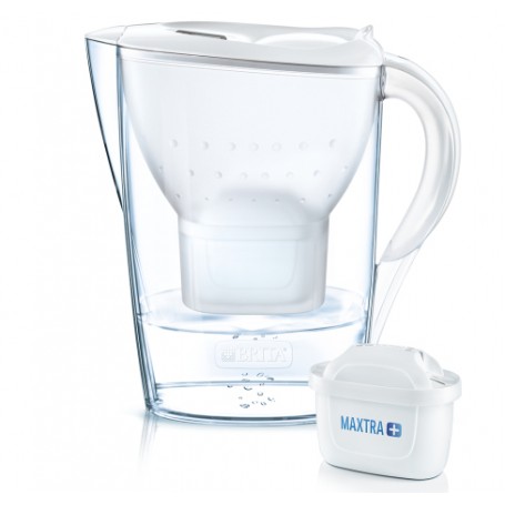 Brita 1039164 Filtraggio acqua Caraffa filtrante 2,4 L Trasparente, Bianco (1039164)