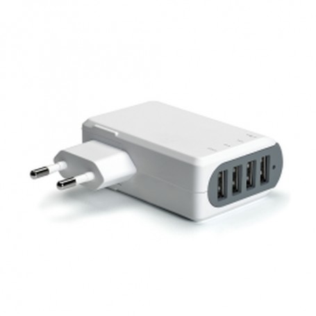Celly TC4USB5A Caricabatterie per dispositivi mobili Bianco Interno (TC4USB5A)
