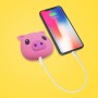 Celly PIG 2200 [EMOJI] batteria portatile Ioni di Litio 2200 mAh Rosa (PBPIG2200PK)