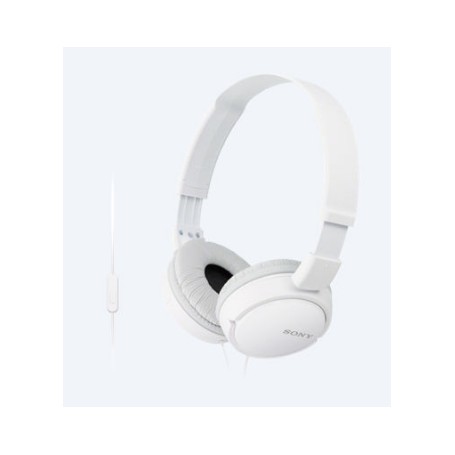 Sony MDR-ZX110AP Auricolare Cablato A Padiglione Musica e Chiamate Bianco (MDRZX110APW.CE7)