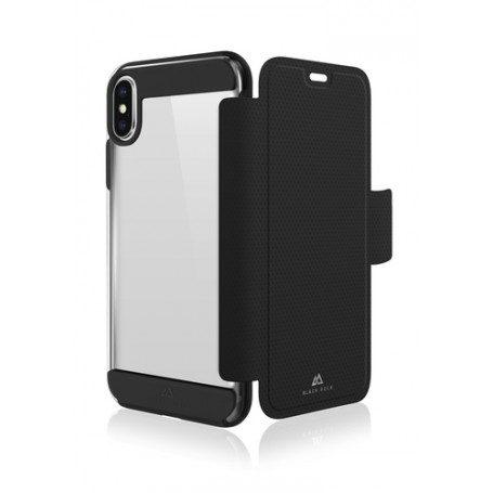 Hama Air Business custodia per cellulare 14,7 cm (5.8") Custodia a libro Nero, Trasparente (1051AIR25)