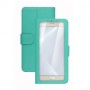 Celly Unica View custodia per cellulare 12,7 cm (5") Custodia a libro Turchese (UNICAVIEWXLTF)