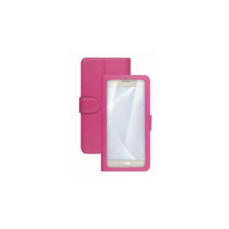 Celly Unica View custodia per cellulare 14 cm (5.5") Custodia a libro Rosa (UNICAVIEWXXLPK)