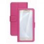 Celly Unica View custodia per cellulare 14 cm (5.5") Custodia a libro Rosa (UNICAVIEWXXLPK)