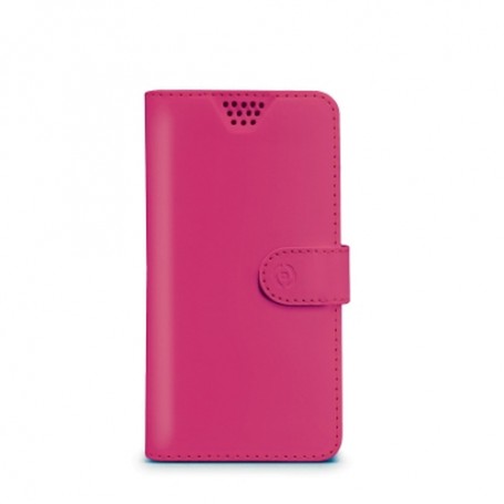 Celly WALLYUNILFX custodia per cellulare 11,4 cm (4.5") Custodia a borsellino Rosa (WALLYUNILFX)