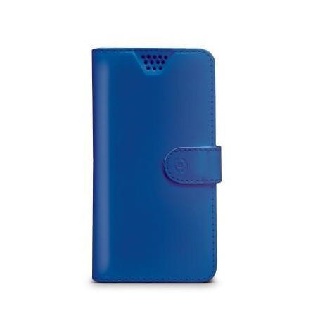 Celly Wally Unica custodia per cellulare 15,2 cm (6") Custodia a borsellino Blu (WALLYUNIXXXLBL)