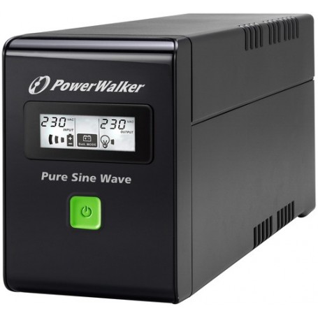 PowerWalker VI 600 SW A linea interattiva 0,6 kVA 360 W 2 presa(e) AC (10120079)