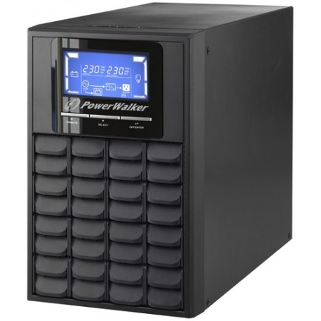 PowerWalker VFI 1000C LCD Doppia conversione (online) 1 kVA 800 W 3 presa(e) AC (10120177)