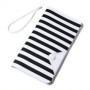 Celly SPLASHWALLETWH custodia per cellulare 14,5 cm (5.7") Custodia a borsellino Nero, Bianco (SPLASHWALLETWH)