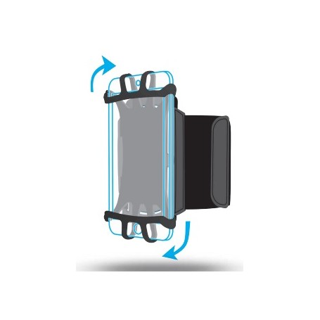 Mobilis ARM BAND 4-6IN . custodia per cellulare 15,2 cm (6") Fascia da braccio Nero (030003)