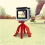 Celly Squiddy treppiede Smartphone/fotocamera di azione 6 gamba/gambe Rosso (SQUIDDYRD)