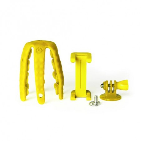 Celly Squiddy treppiede Smartphone/fotocamera di azione 6 gamba/gambe Giallo (SQUIDDYYL)