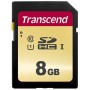 Transcend 8GB, UHS-I, SD SDHC MLC Classe 10 (TS8GSDC500S)