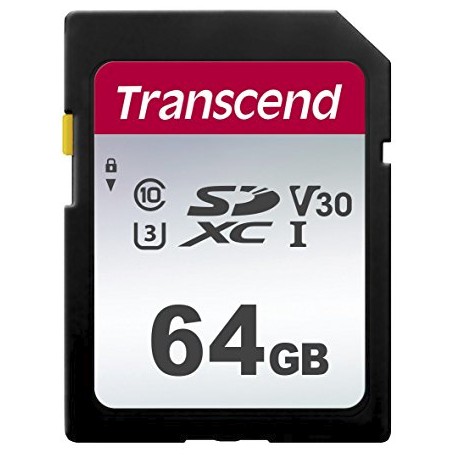 Transcend TS64GSDC300S memoria flash 64 GB SDXC NAND Classe 10 (TS64GSDC300S)