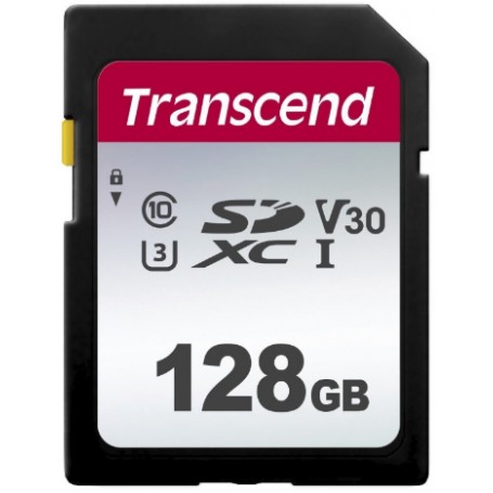 Transcend 128GB, UHS-I, SD SDXC NAND Classe 10 (TS128GSDC300S)