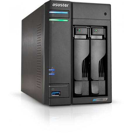 Asustor AS6602T server NAS e di archiviazione Tower Collegamento ethernet LAN Nero J4125 (AS6602T)