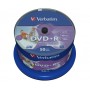 Verbatim DVD+R Wide Inkjet Printable No ID Brand 4,7 GB 50 pz (43512/50)