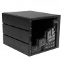 StarTech.com Sistema Backplane mobile per rack hot-swap portatili a 4 bay alloggiamenti per HDD SAS II / SATA III (HSB4SATSASBA)
