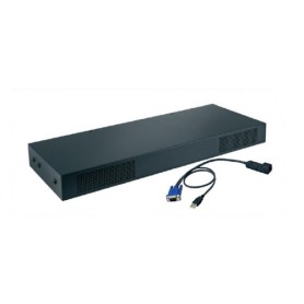Lenovo 1754A1X switch per keyboard-video-mouse (kvm) Montaggio rack Nero (1754A1X)