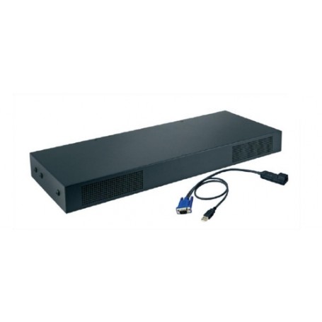 Lenovo 1754A1X switch per keyboard-video-mouse (kvm) Montaggio rack Nero (1754A1X)