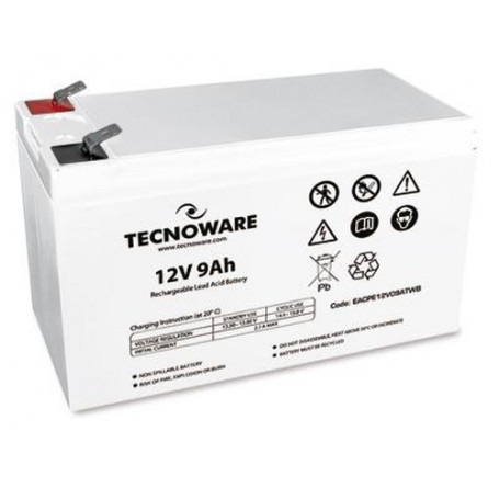 Tecnoware 9Ah Lead Acid Acido piombo (VRLA) 12 V (EACPE12V09ATWB)