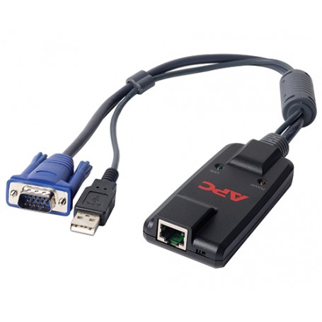 APC KVM-USB cavo per tastiera, video e mouse Nero (KVM-USB)