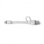 Celly USBMICROKEYWH cavo USB 0,12 m USB A Micro-USB A Bianco (USBMICROKEYWH)