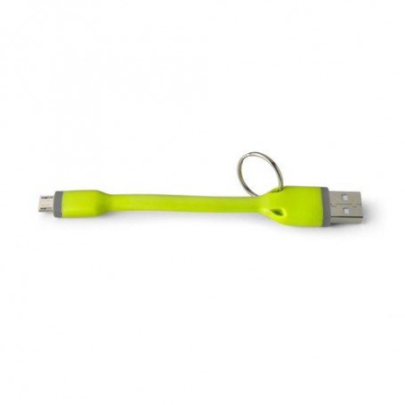 Celly USBMICROKEYGN cavo USB 0,12 m USB 2.0 USB A Micro-USB B Verde (USBMICROKEYGN)