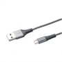 Celly USBMICRONYLSV cavo USB 1 m USB 2.0 USB A Micro-USB A Argento (USBMICRONYLSV)