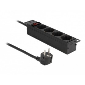 DeLOCK 66817 protezione da sovraccarico Nero 4 presa(e) AC 220 - 250 V 1,5 m (66817)