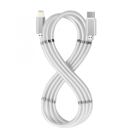 Celly USBCLIGHTMAGWH cavo Lightning 1 m Bianco (USBCLIGHTMAGWH)