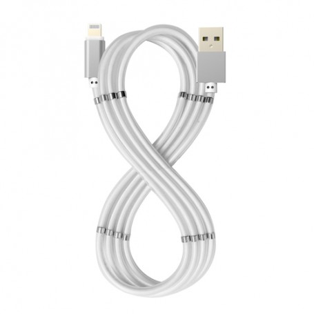 Celly USBLIGHTMAGWH cavo Lightning 1 m Bianco (USBLIGHTMAGWH)