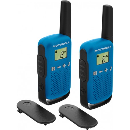 Motorola TALKABOUT T42 ricetrasmittente 16 canali Nero, Blu (59T42BLUEPACK)