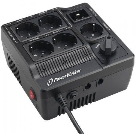 PowerWalker MBS Nero 6 presa(e) AC 208-240 V (10120500)