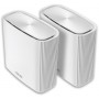 ASUS ZenWiFi AC (CT8) router wireless Gigabit Ethernet Banda tripla (2.4 GHz/5 GHz/5 GHz) 4G Bianco (90IG04T0-MO3R40)