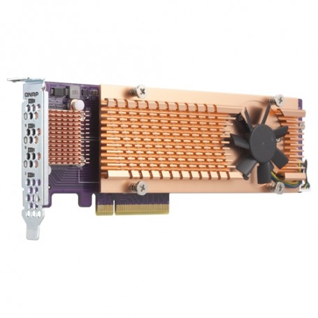QNAP QM2-4P-384 scheda di interfaccia e adattatore Interno PCIe (QM2-4P-384)