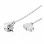 Goobay NK 102 2m Bianco CEE7/7 Accoppiatore C13 (95424)