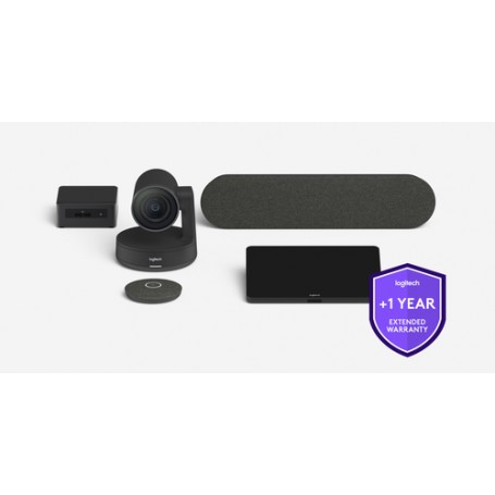 Logitech One year extended warranty for medium room solution with Tap and Rally (994-000109)