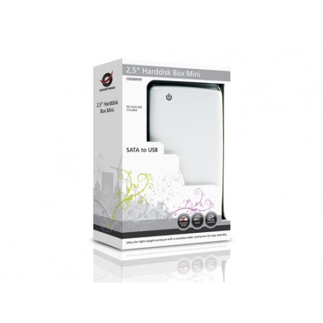 Conceptronic 2,5" Harddisk Box Mini White (CHD2MUW)