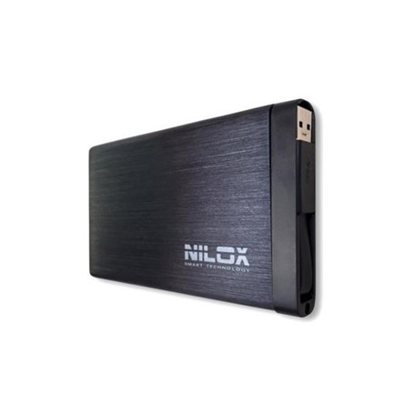 Nilox DH0002BKALUSB contenitore di unità di archiviazione Box esterno HDD Nero 2.5" (DH0002BKALUSB)