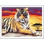 Ravensburger CreArt Majestic Tiger Colore per kit di verniciatura in base ai numeri (28937)