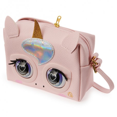 Purse Pets borsetta interattiva in versione Unicorno con oltre 25 effetti  sonori e reazioni, giocattoli per